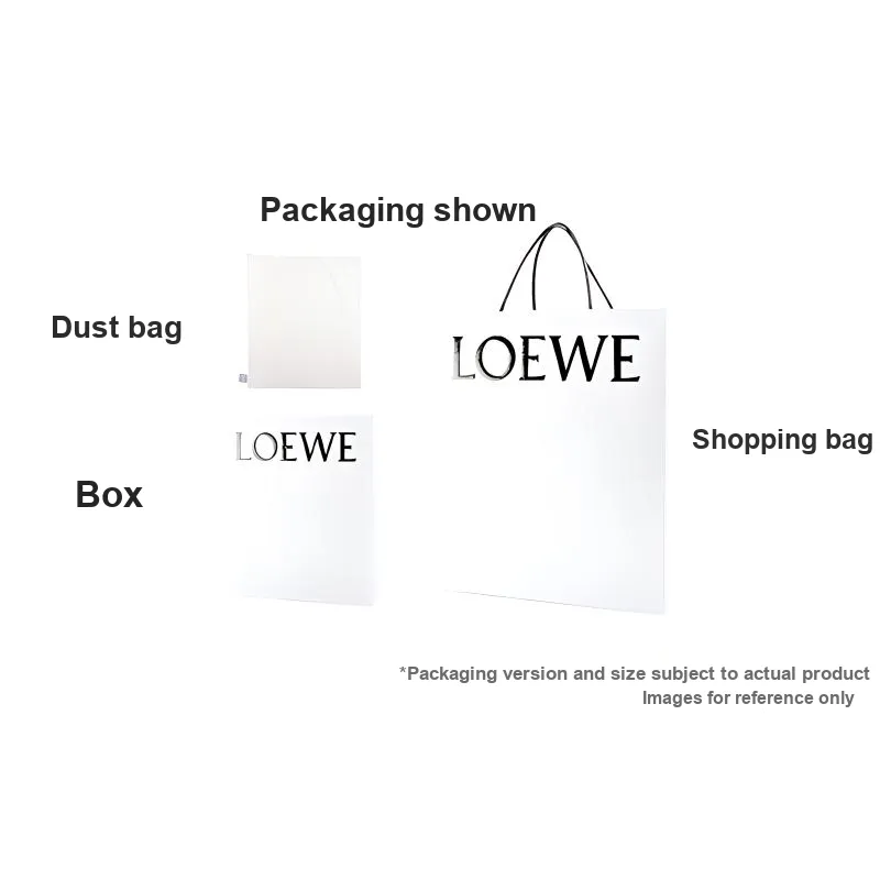 LOEWE Cow Leather Handheld Shoulder Bag Crossbody Bag Women's Grass Green-4