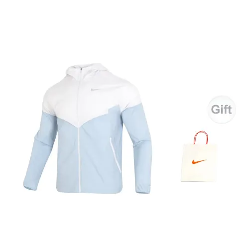 Nike Jackets Men Light Blue+Gift Bag