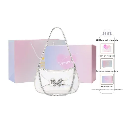 JUST STAR Сумка из искусственной кожи с цепочкой подмышечная сумка сумка через плечо женская белая черная