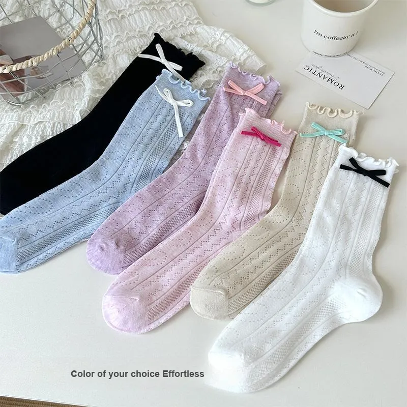 Moremoli Mid Calf Socks Women's 3 Pack-1