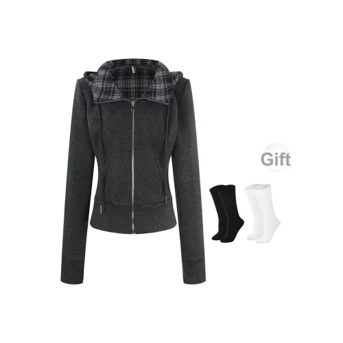 BSEVENI Темно-серый Женский Свитшот