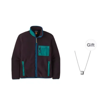 Patagonia Jackets Coats Men's Black Stone Plum Comes With Necklace