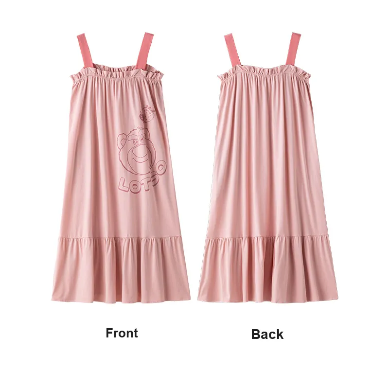 Disney Nightgown Summer Women's Pink-1
