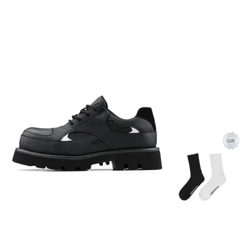 HANQIAORIJI Rakura Series Derby Shoes Casual Shoes Men's Black