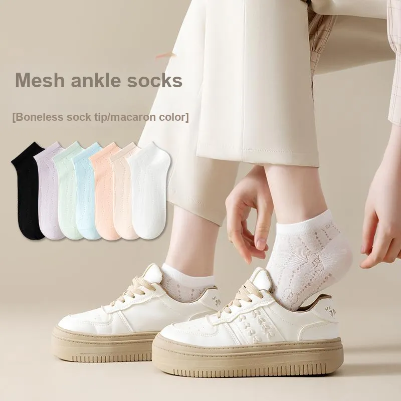 Top Melon No Show Socks Women's 5 Pack-37