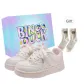 Light Pink+Exclusive Shoe Box+Gift Socks