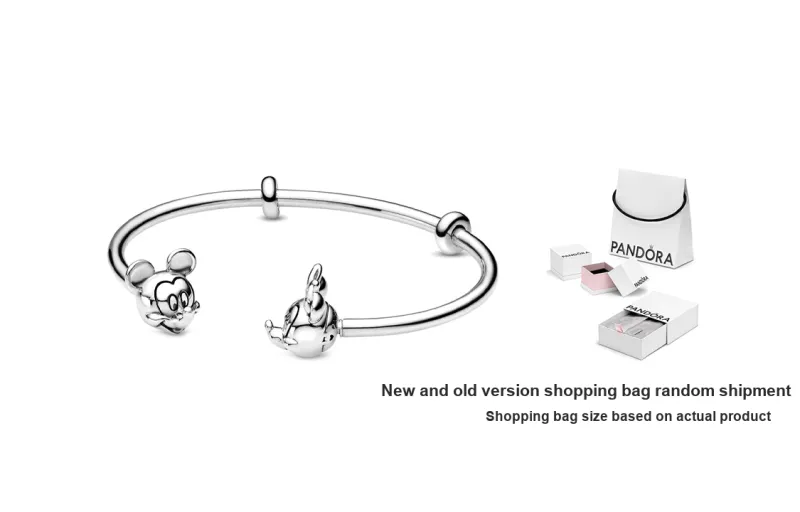Pandora 925 Sterling Silver Bangles Women's-3