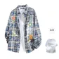 Washed Blue+White T-Shirt