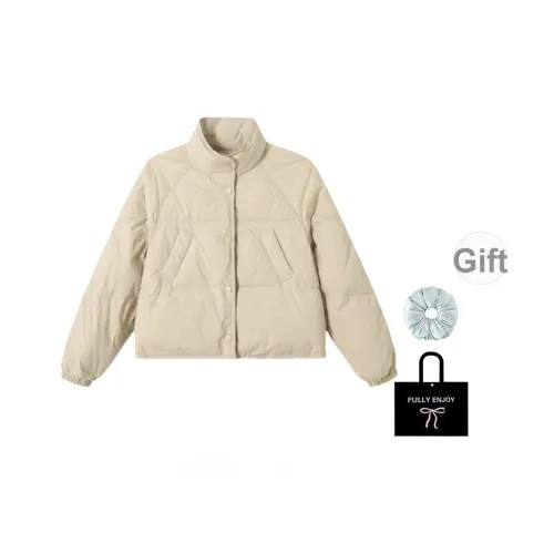 M MAICCO Хаки В комплекте с резинкой для волос + эксклюзивной коробкой Женские пуховики