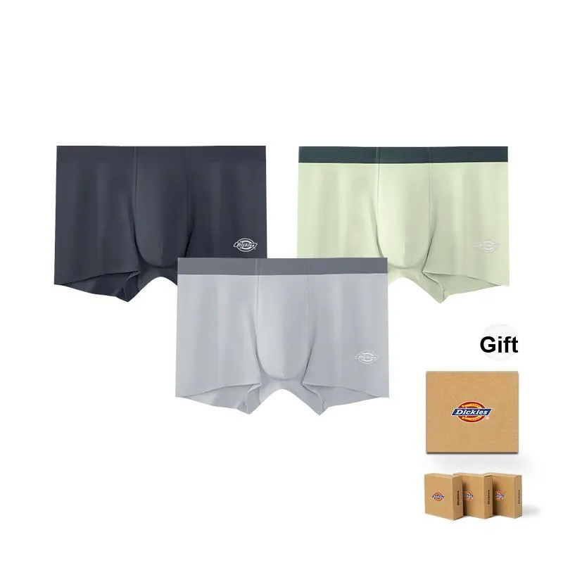 Dickies Underpants Men's Skin Friendly High Rebound Sports Boxer Shorts, Box Combo Set-20