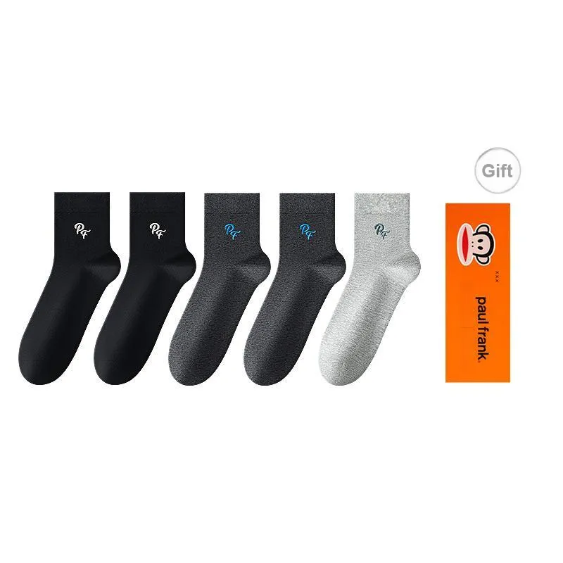 PAUL FRANK Mid Calf Socks Men's Box 5 Pack-15
