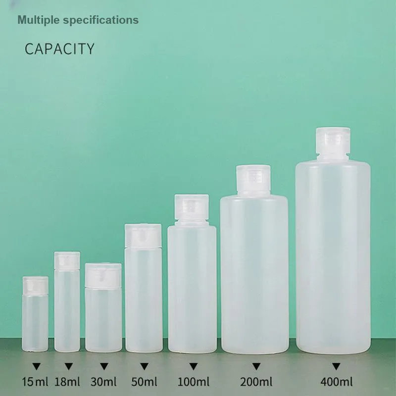JIAOXUEFEI 30ML Tube Flap Dispenser Combo 3 Pack Travel Portable Refillable Cosmetics Bottle-1