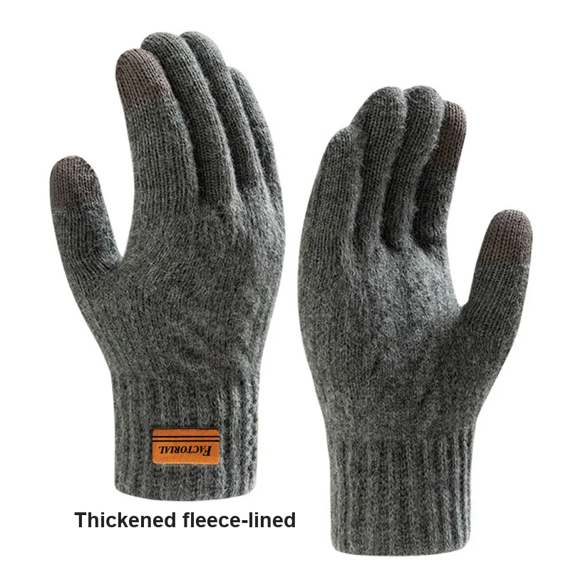 FACTORIAL Plush Knit Gloves Unisex-9