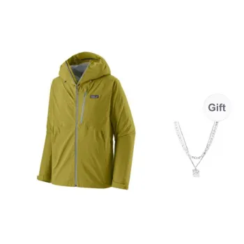 Patagonia Granite Crest Windbreaker Jackets Unisex Shrub Green Gift Necklace