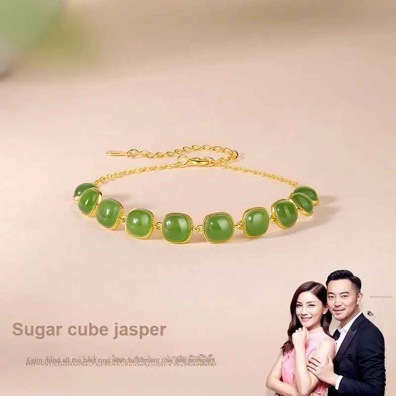 JINLIUFUJIXIANG Bracelets Jasper Women's-15