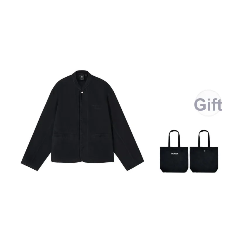 Palladium Denim Jacket Unisex Lead Black-5
