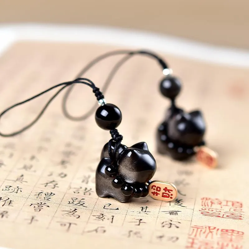 Tokai Family Obsidian Pendants Unisex-2