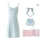 Dangling Collar-Powder Blue (Gift Box Set)