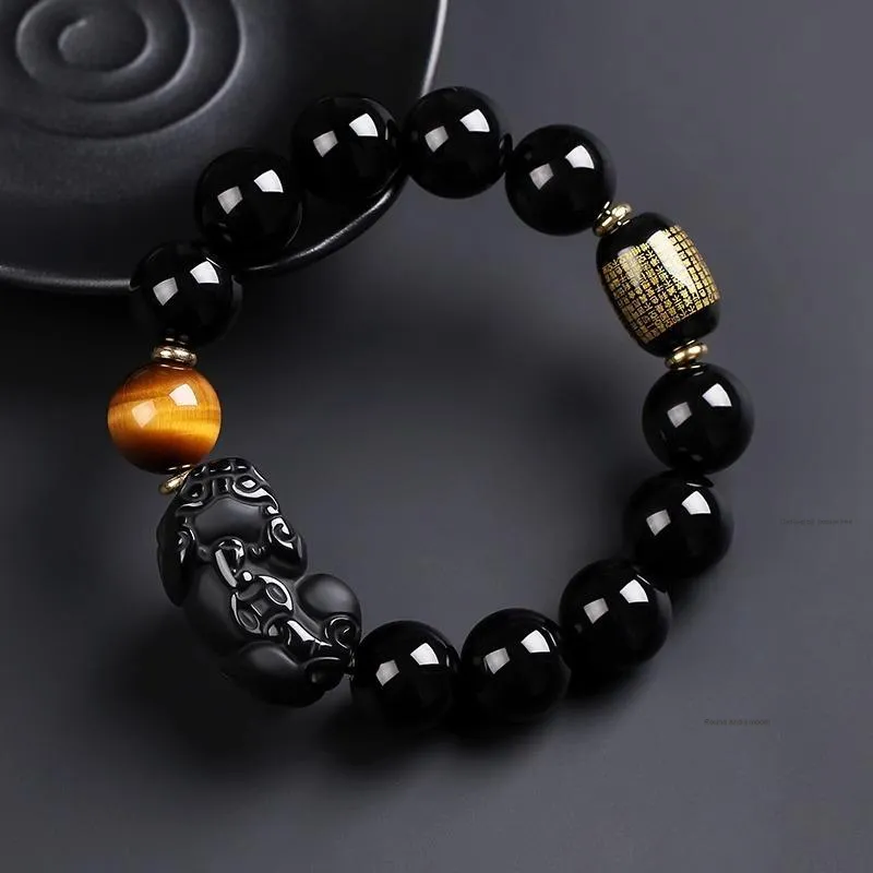 Olampe Obsidian Bracelets Men's-3