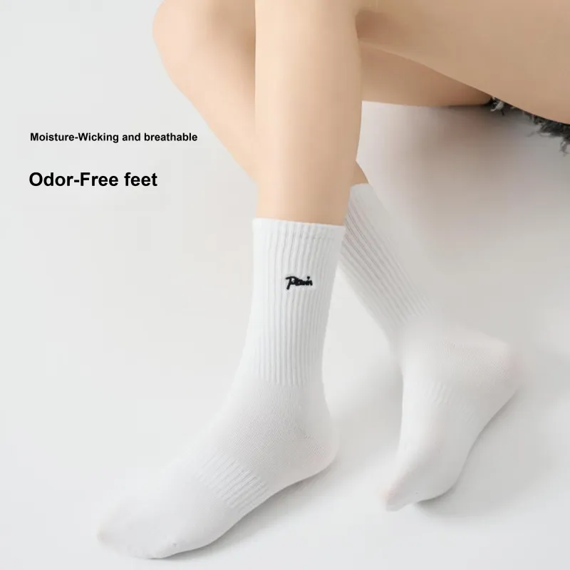 PLAN IN Mid Calf Socks Unisex 5 Pack-6