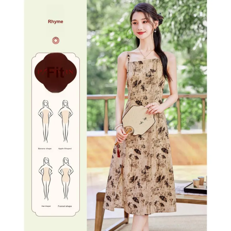 Like The Age Of Water Dress Women's Apricot-2