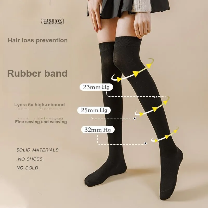 Lanza Women's Over The Knee Socks-3