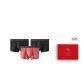 3 Pack (Black+Red+Black)