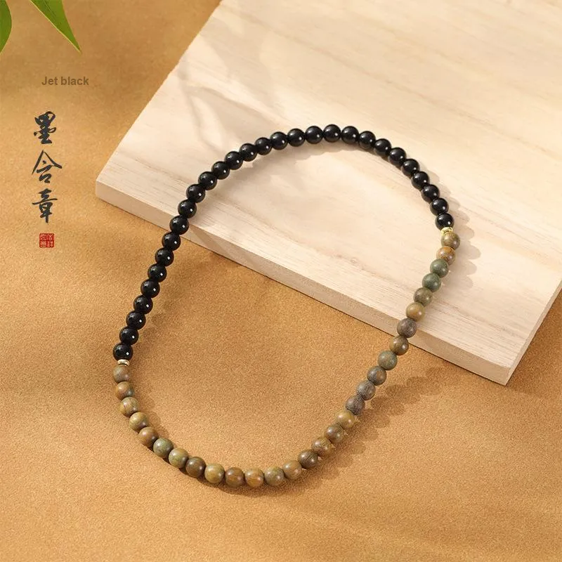 HANCANG Green Sandalwood Bracelets Unisex-1