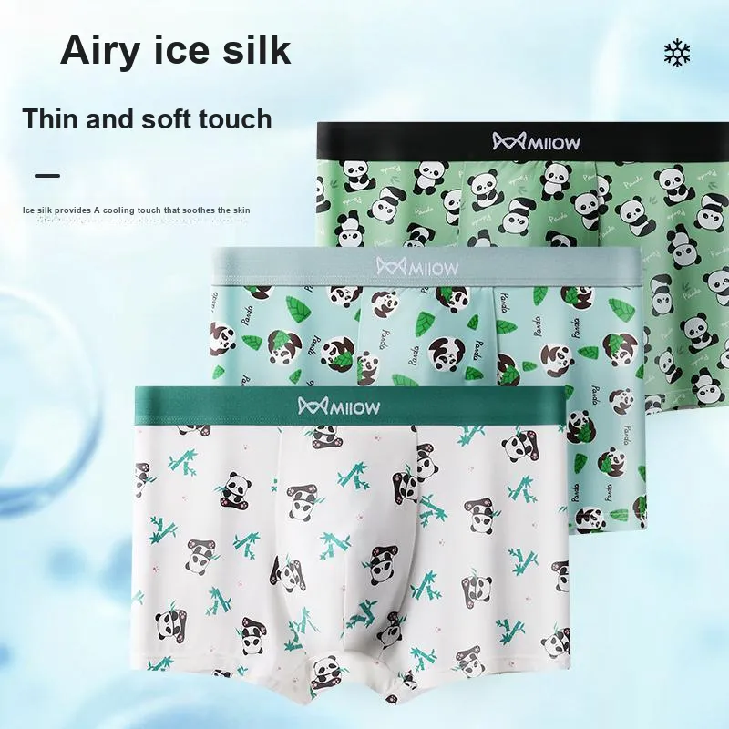 MIIOW Trendy Party Collection Cooling Summer Collection Underpants Men's 3 Pack-37