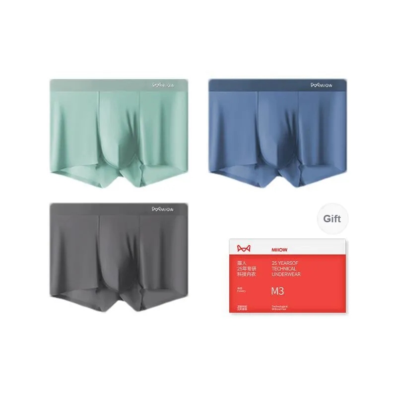 MIIOW Cool One Summer Series Underpants Men's Shopping Bag 3 Pack-9