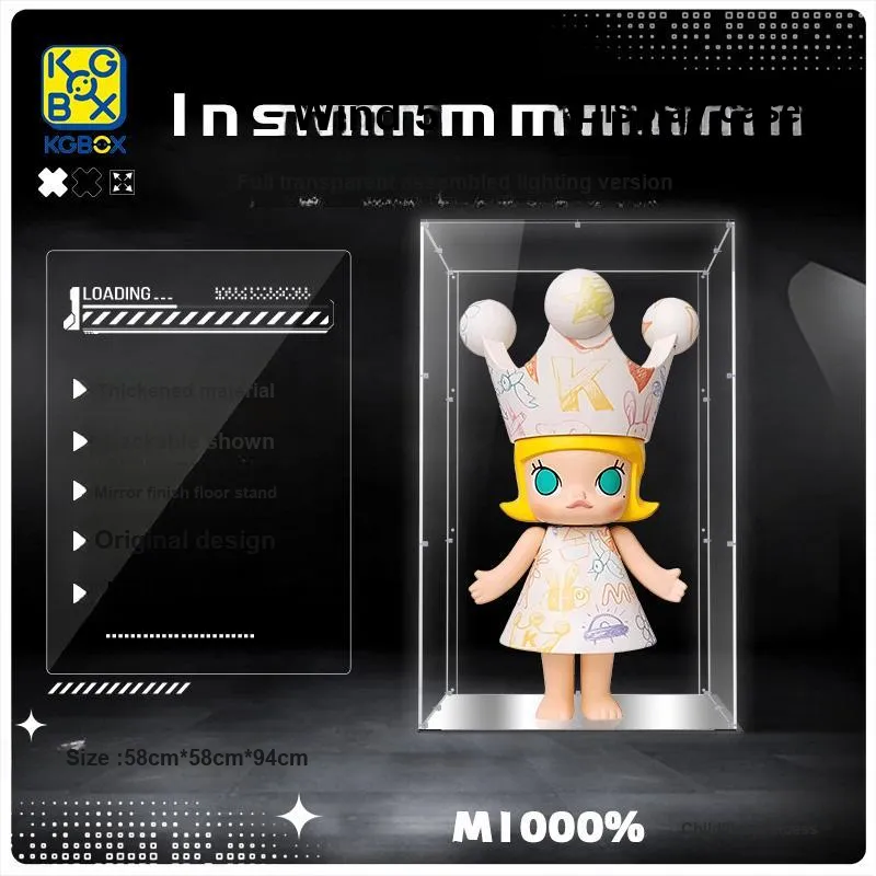 KGBOX Compatibility POPMART Molly With Childlike Princess 1000% Model Accessories-9