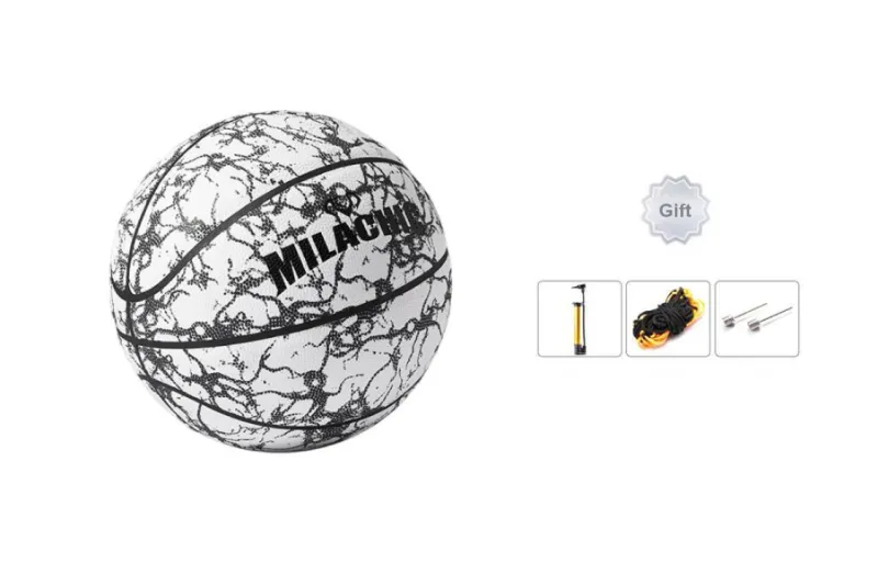 MILACHIC PU Basketball Size 7 Training Unisex-9