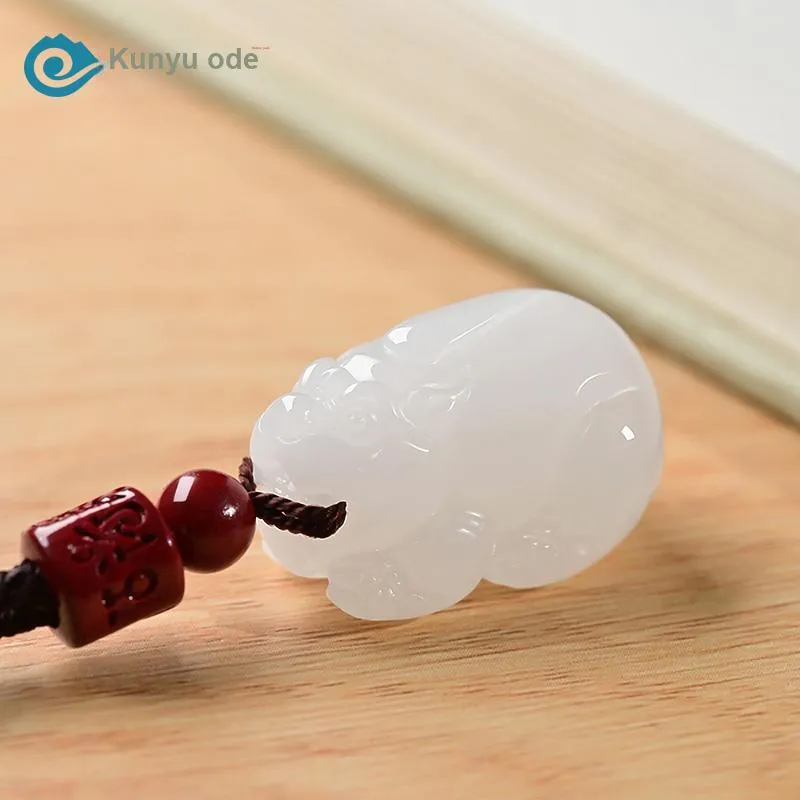 KUNYUYAO Pendants White Jade Unisex-15