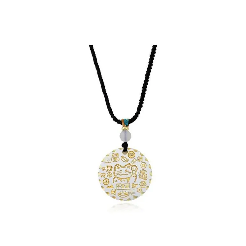 XIFULI 999 Fine Silver Necklaces Unisex-0