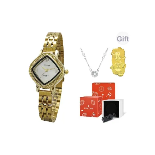 Clip Clop Кварцевый механизм сплав ремешок женские часы многоцветный циферблат