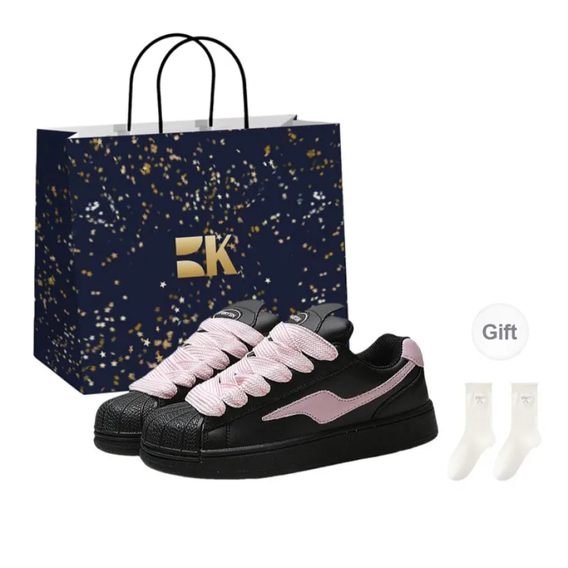 Boldi Kuki Anti Slip Wear Resistant Low Top Skateboard Shoes Women's-1