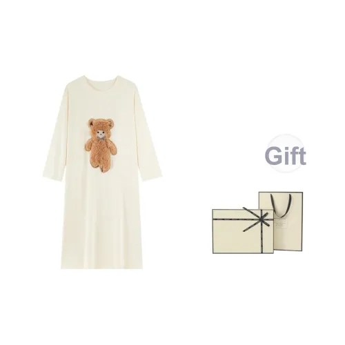 ЮЙЧЖАОЛИНЬ Ночная сорочка Осенний и Зимний Женская