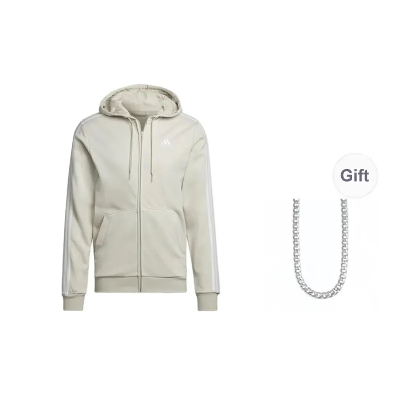 Adidas Jackets Coats Unisex Gray Comes With Necklace-0