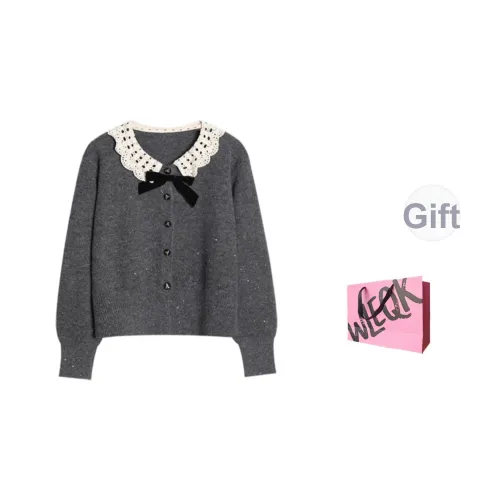 CTRTRC Серый Женский Трикотаж