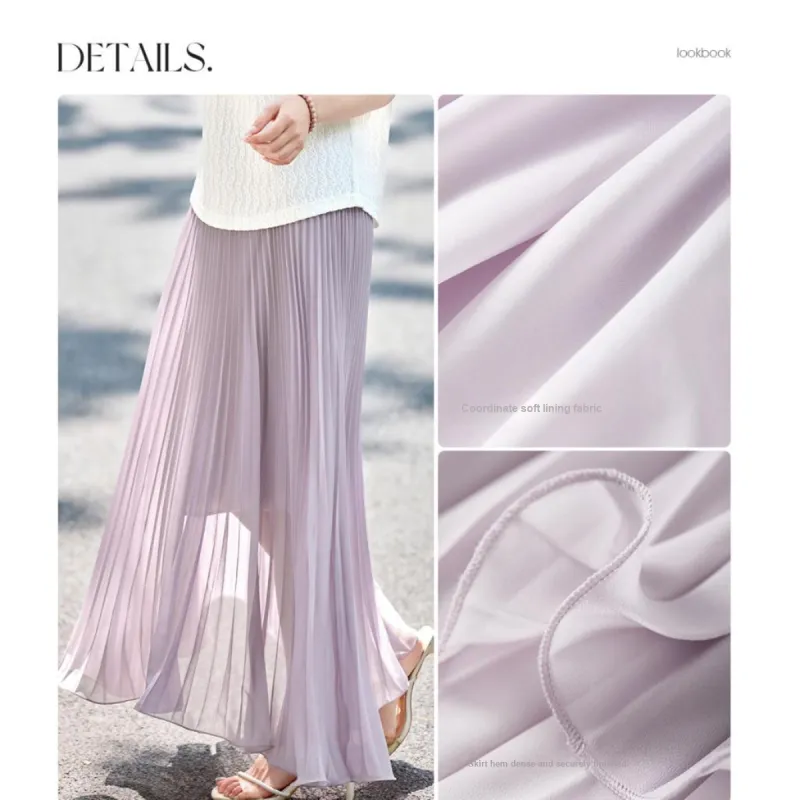 SENTUBILA Casual Long Skirt Women's-8