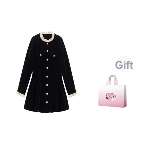 SKYA Длинное платье с длинными рукавами женское