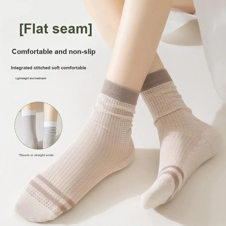 H-YXIANG Mid-Calf Socks Women's 5 Pack Mixed Color-1