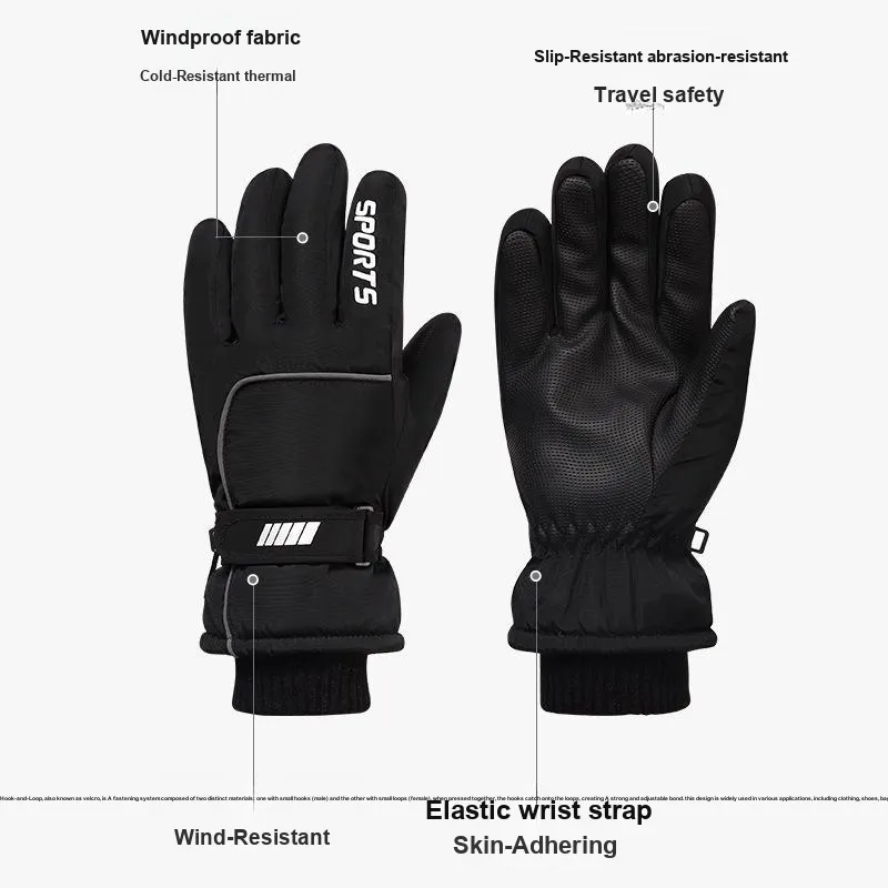 TANLU Ski Gloves Gloves Women's-4