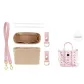 Beige Liner+Pink Underarm Shoulder Strap+Abrasion-Resistant Buckle+Protective Ring