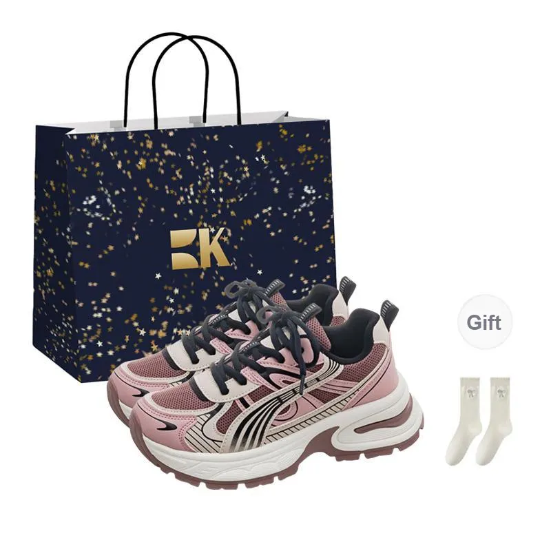 Boldi Kuki Slip Resistant Height Increasing Low Top Chunky Sneakers Women's-2