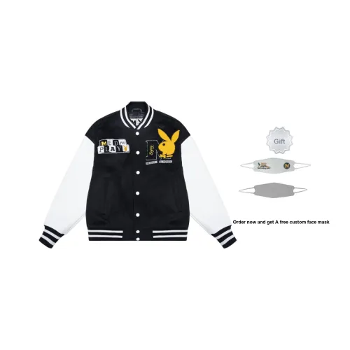 MEDM x Playboy FW22 Бейсбольная куртка Унисекс
