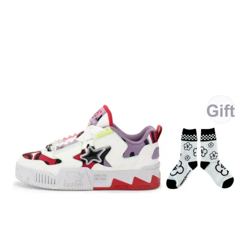 YOUQIANHUA x STARTER Vol 90s Slip-Resistant Low Top Скейтборд Кроссовки Женские Белые