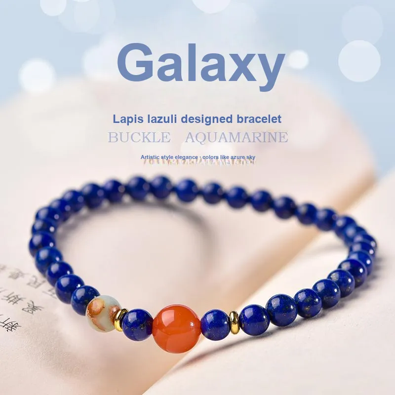 Lingfei Lapis Lazuli Bracelets Women's-2