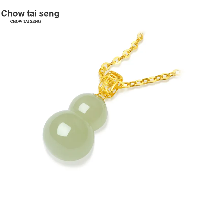 CHOW TAI SENG Pendants Pale Greenish White Jade Women's-3