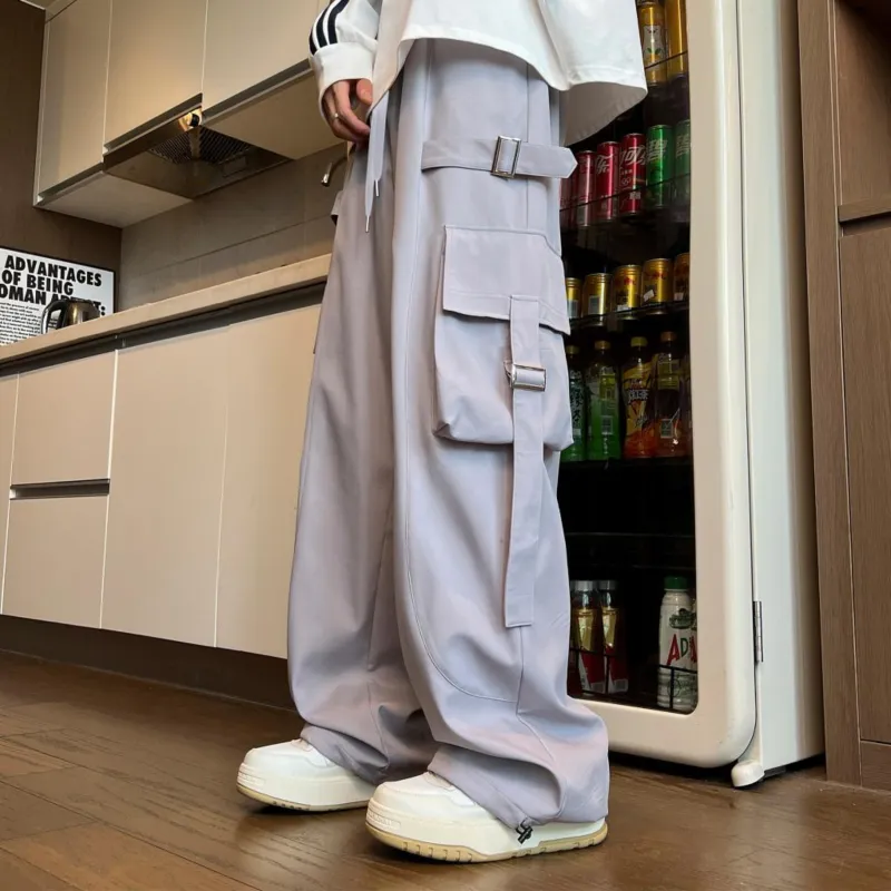 MARK WAFFLE Cargo Pants Unisex-1